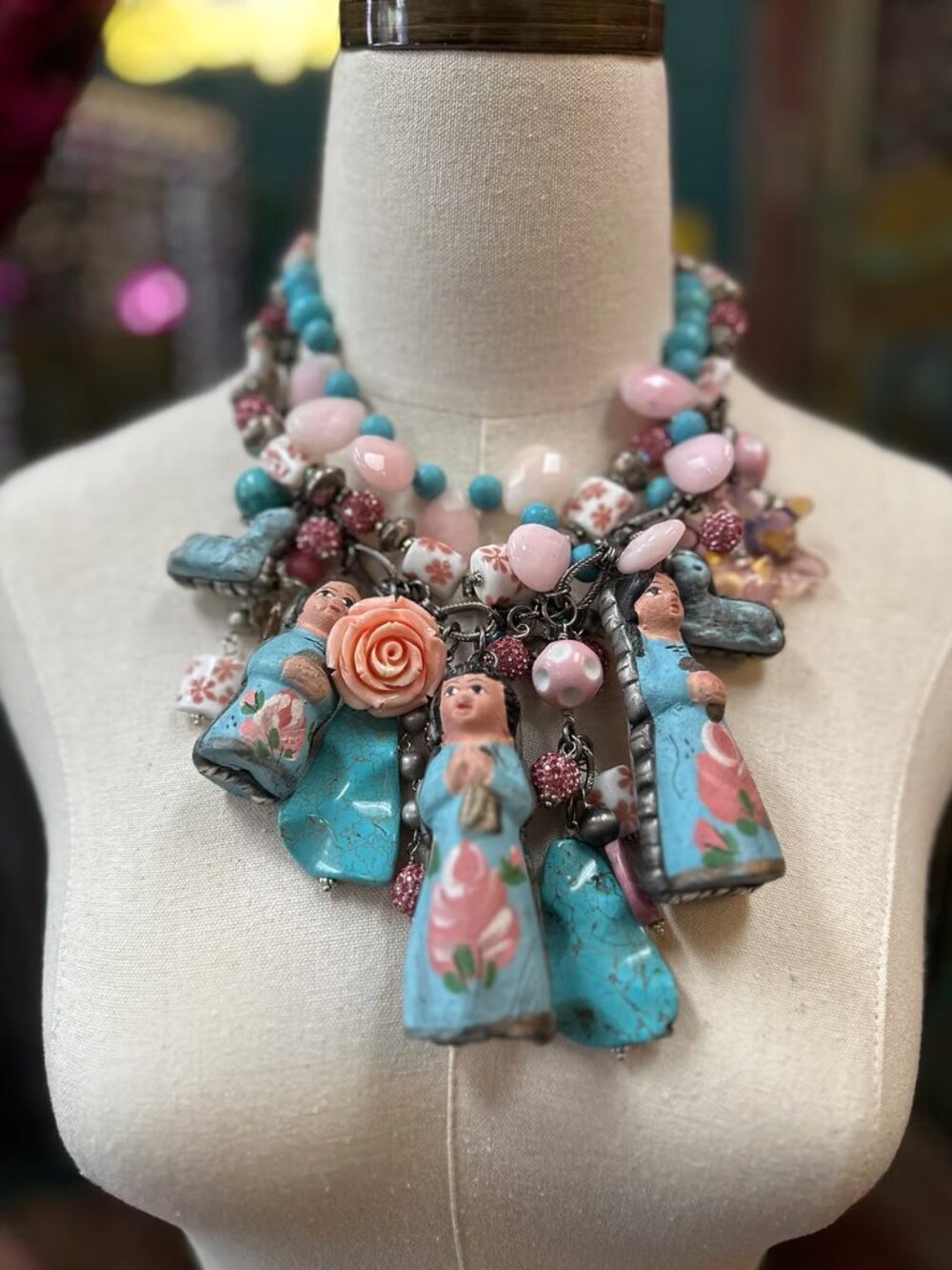 Art by Amy Labbe - Nativity Love Necklace - Picture 2 of 5